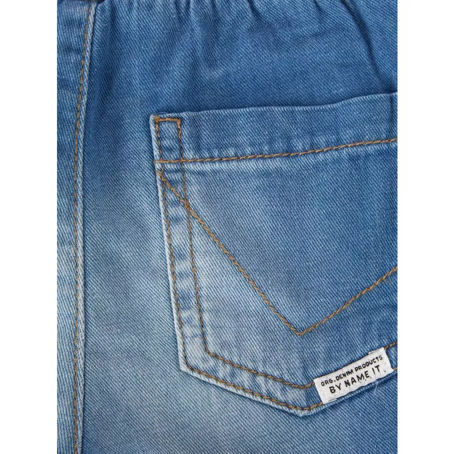 name it Shorts Nbmryan light blue denim