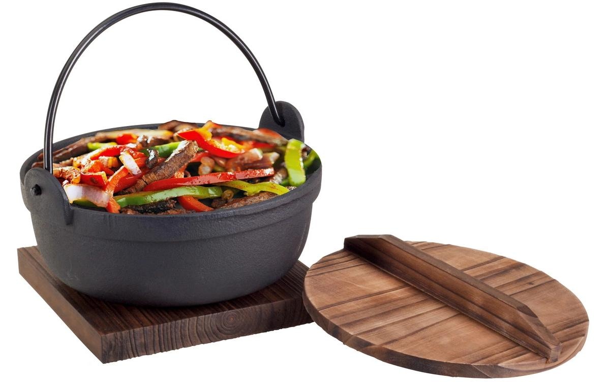 Nouvel Pfannen-Set »Hot Pan, 3-teilig, ø 18 cm« Gusseisen