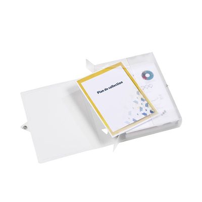 Viquel Propyglass - Boîte de classement plastique - dos 60 mm - incolore