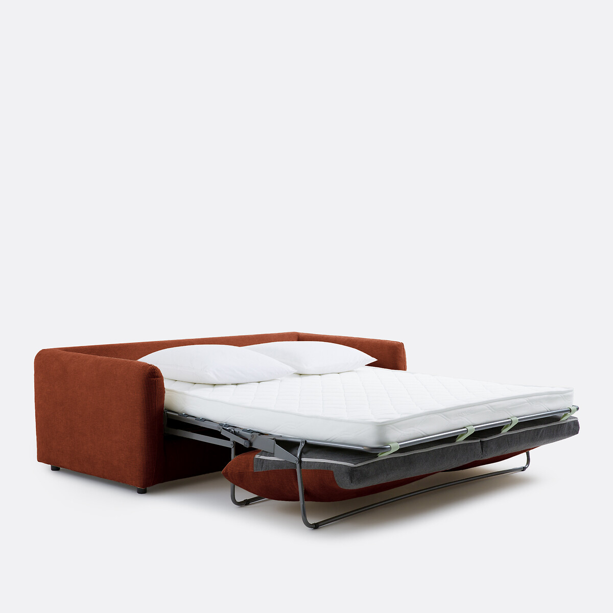 LA REDOUTE INTERIEURS<br>Sofá-cama de 2, 3 e 4 lugares. Veludo texturizado