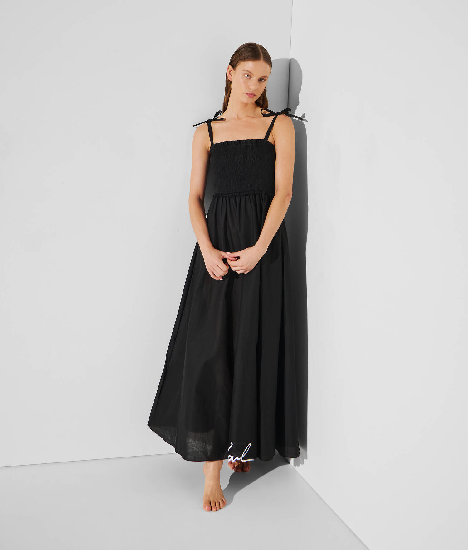 ROBE DE PLAGE K/SIGNATURE - Noir