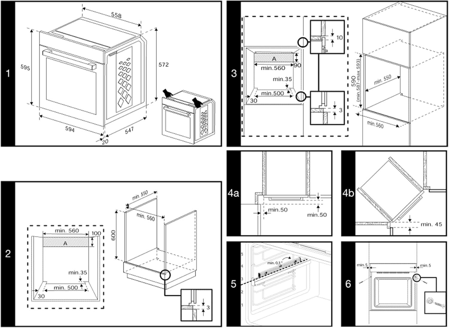 Beko BBIS17300BCS b300 Einbau-Backofen 72 Liter, Multifunktionsofen mit 12 Funktionen, SteamAdd-Dampffunktion, SoftClose-Tür, katalytische Rückwand, versenkbare Knebel, Schwarz