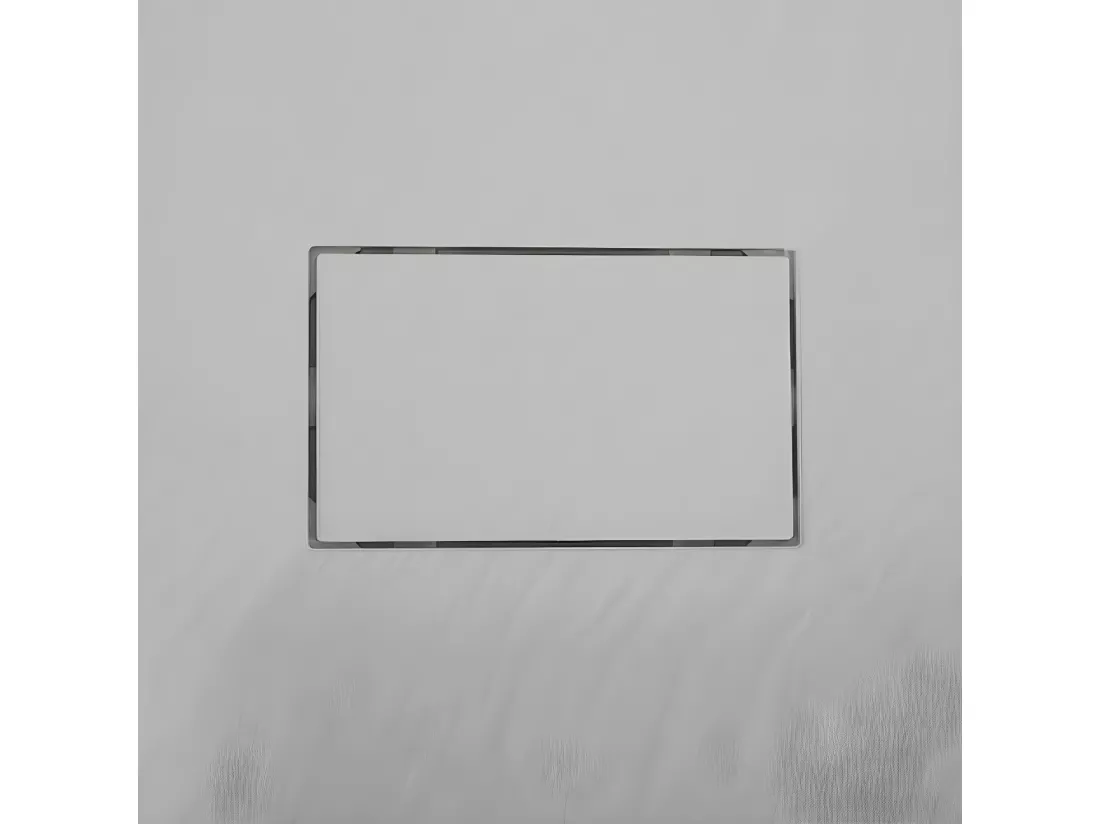 Receveur de douche 80 x 140 cm extra plat PIATTO en SoliCast® surface ardoisée gris