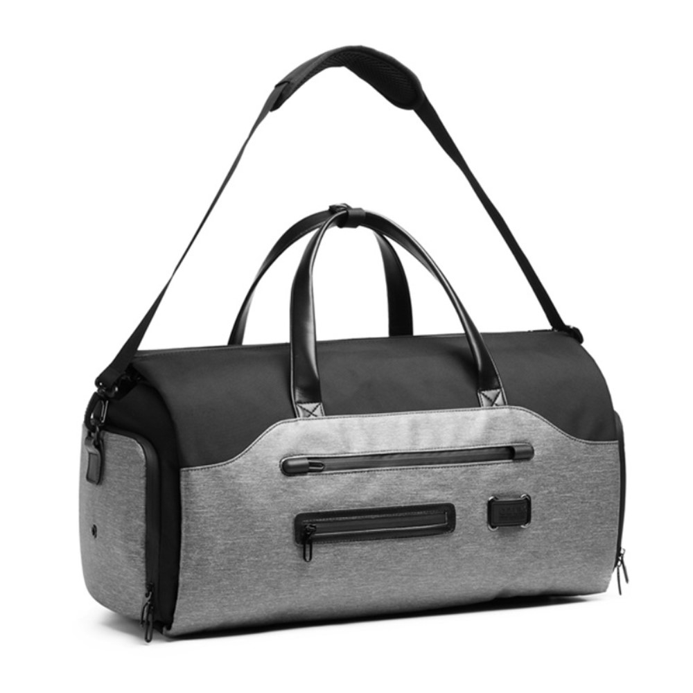 3in1 Faltbare Reise Tasche Multifunktions Business Rucksack mit Integrierter Kleidertasche   Schuhfach - Schwarz
