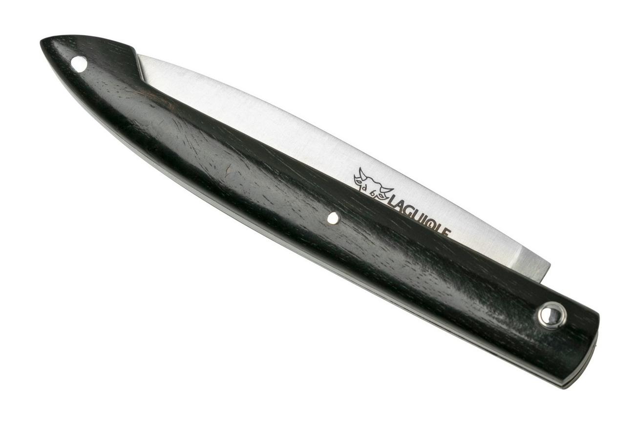 Laguiole en Aubrac Capucin Ebony L0510CEBI ebbenhout, zakmes, 10 cm