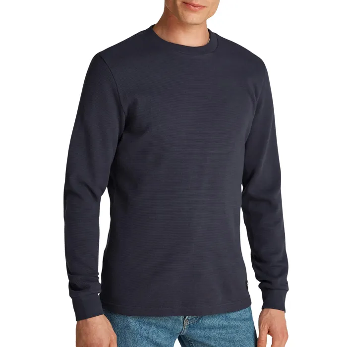 Calvin Klein Woven Label Waffle Longsleeve Shirt Heren