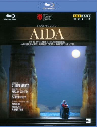 Aida: Teatro Maggio Musicale Fiorentino (Mehta) DVD (2012) Zubin Mehta Cert E Region 2