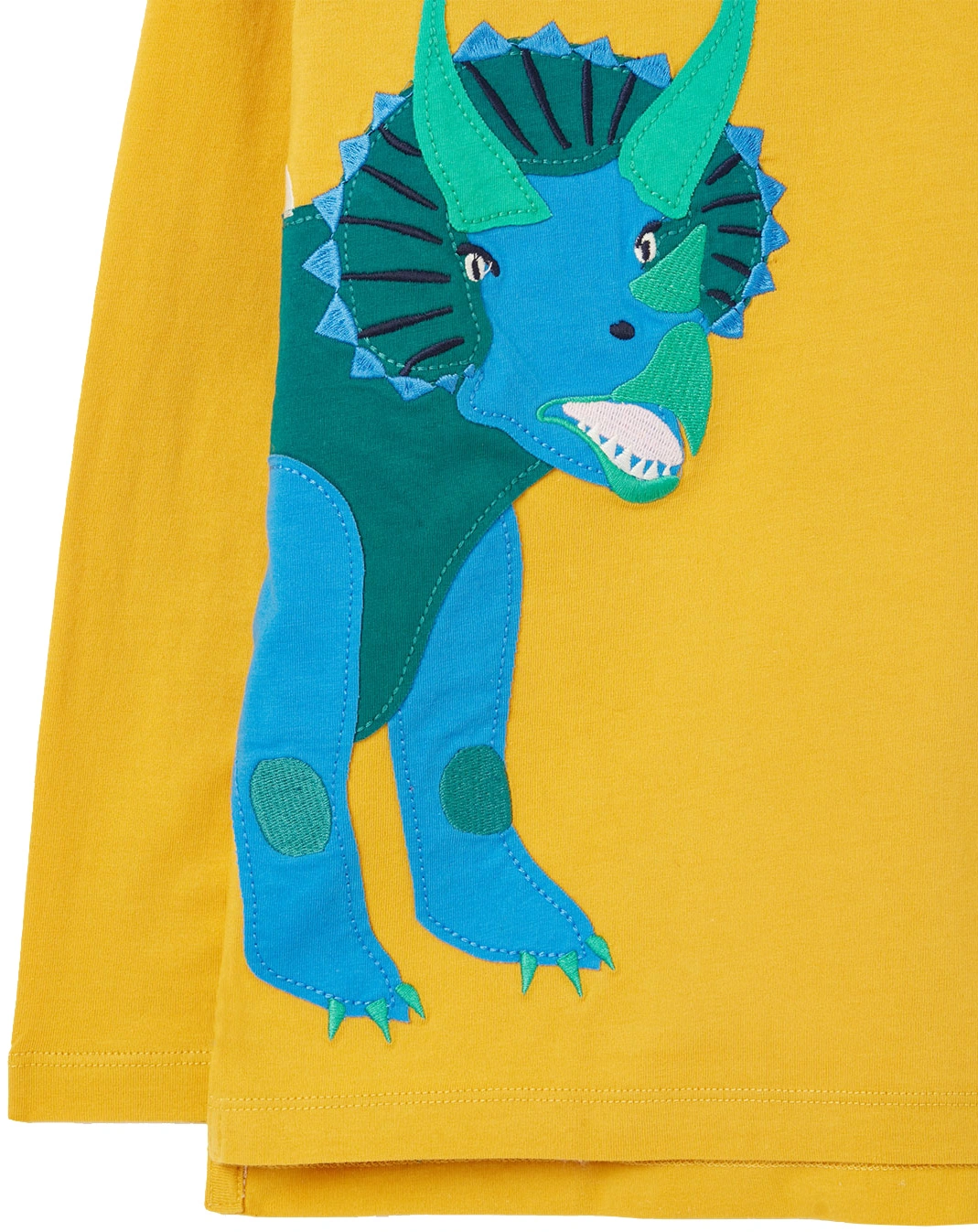 Langarmshirt DINO JACK in gelb