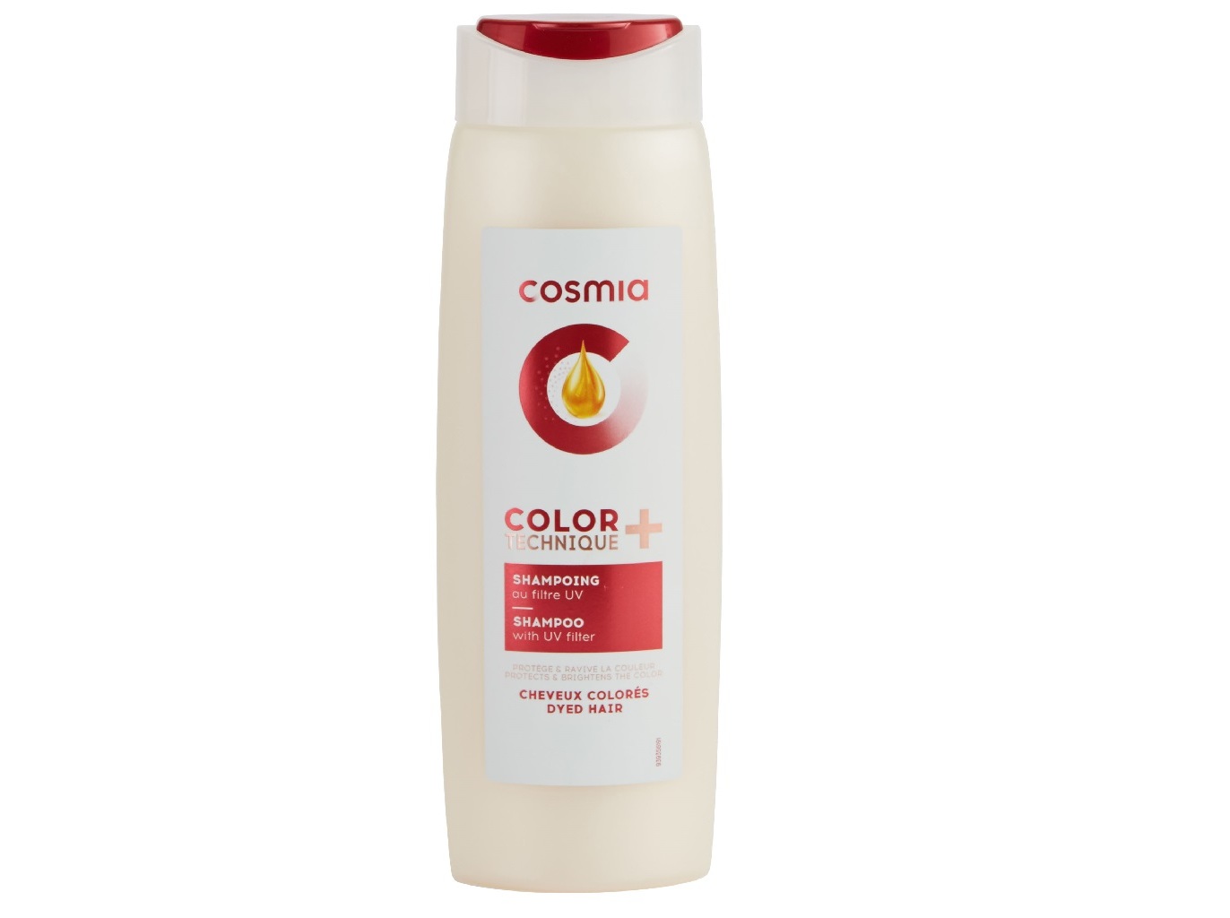 CHAMPÔ COSMIA TECHNIQUE COLOR   COM FILTRO UV 400ML