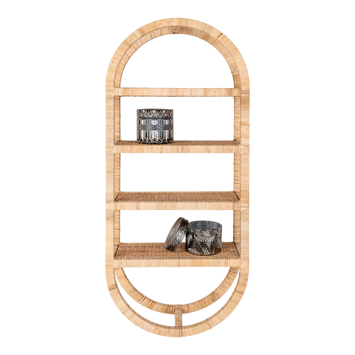 Wandplank Jenna rattan - 33 x 13 cm
