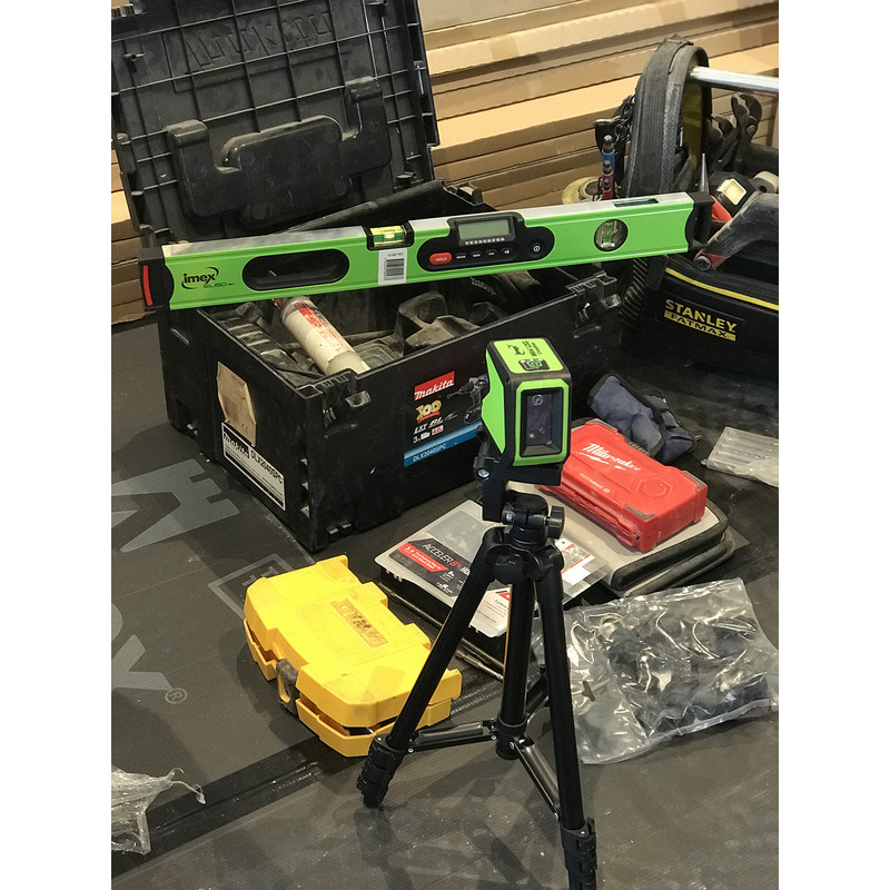 Imex L2GS kruislijnlaser & statief Groen