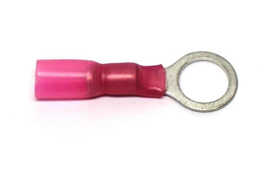Ringkabelschuhe WP 8.5-11.6 mm Rot, 10 Stk.Ringkabelschuh für 0.5-1.5 mm2 (22-18 AWG)