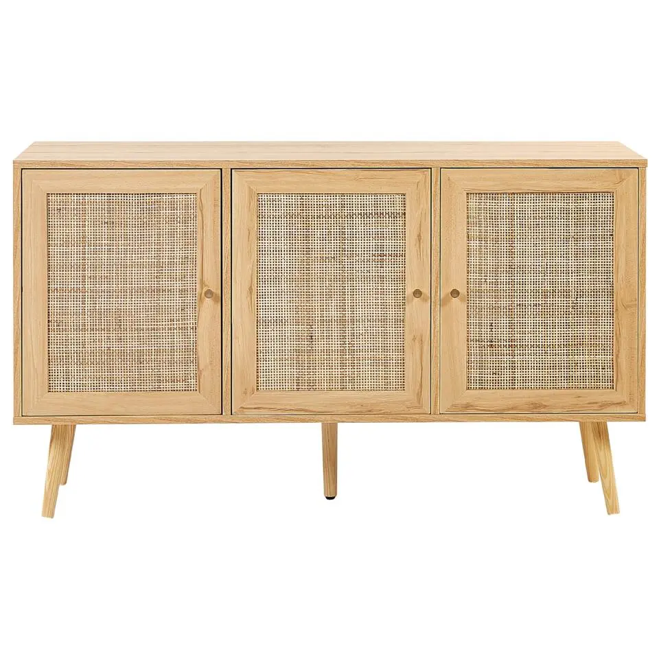 PEROTE - Sideboard - Lichte houtkleur - Rotan