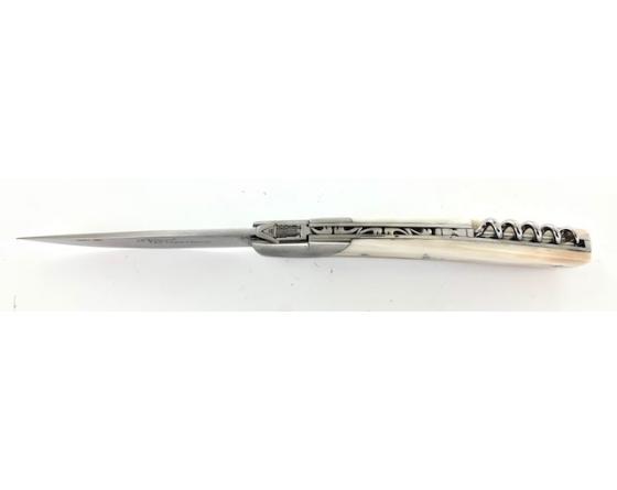 Le Thiers Pirou 2 pièces Corne Blonde Couteau de poche Le Thiers par Goyon Chazeau