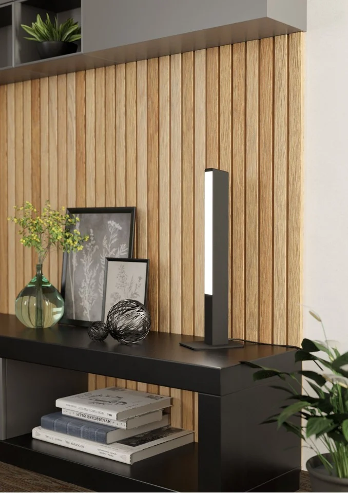 EGLO - Simolaris-Z bordlampe sort H51,5 - RGB + TW - Zigbee, Bluetooth