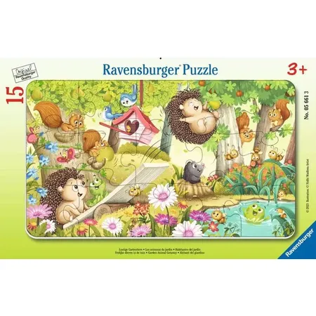 Ravensburger Puzzle - Lustige Gartentiere, 15 Teile