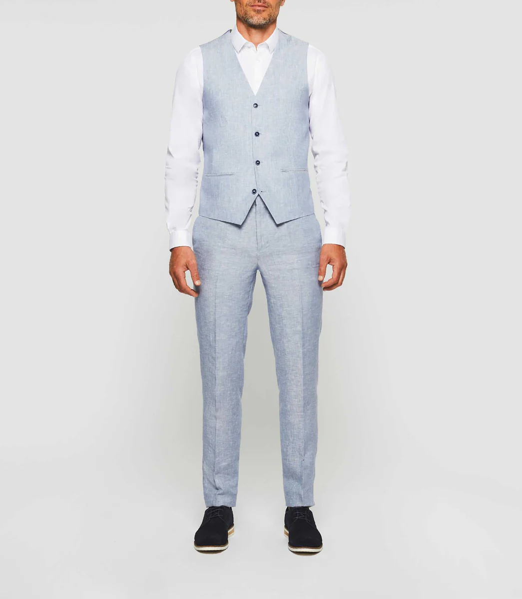Gilet de cérémonie bleu ciel 