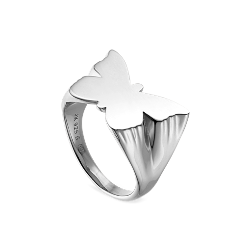 Jane Kønig Butterfly Signet Ring, Sølv, 56