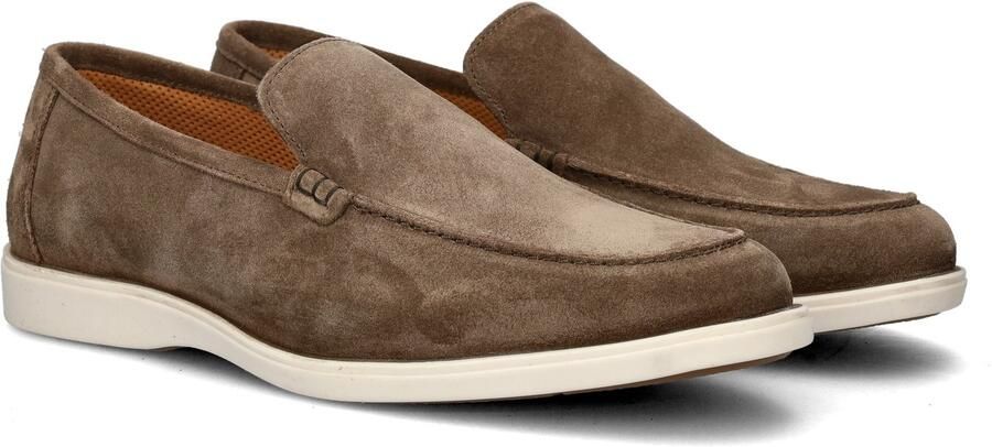Nelson suède loafers taupe