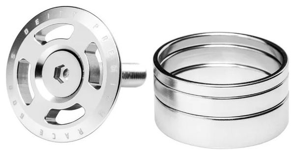 Entretoises et Capot de Potence Deity Crosshair 1''1/8 Argent