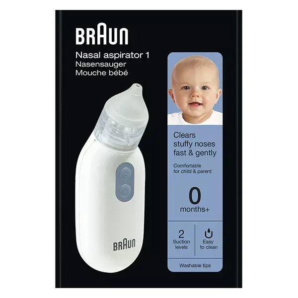 Aspirador Nasal Elétrico para Bebês Braun BNA 100