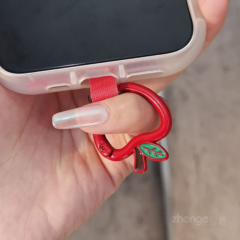 Harnai - Apple Alloy Clip Telefoonhanger / Lanyard Pad / Set (Verschillende Ontwerpen)