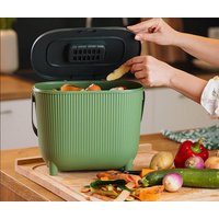 Poubelle à compost avec filtre, vert/anthracite