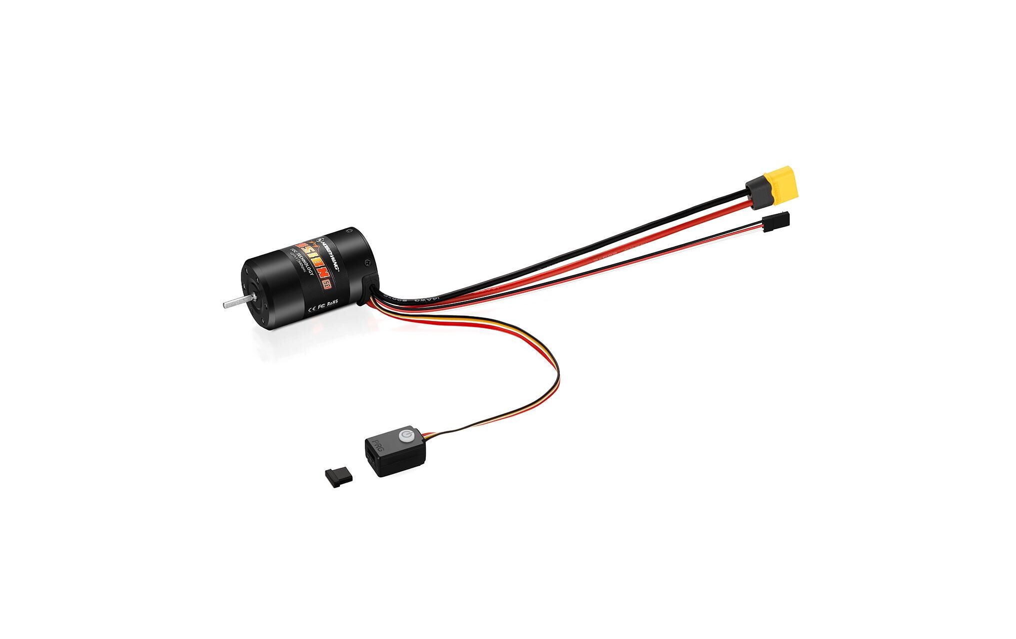 Brushless-Antriebsset Quicrun Fusion SE 1200 kV, Crawler2in1 Brushless Motor mit ESC für Rockcrawler
