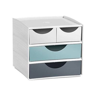 Riviera by CEP - Mini module de classement 2 petits et 2 grands tiroirs