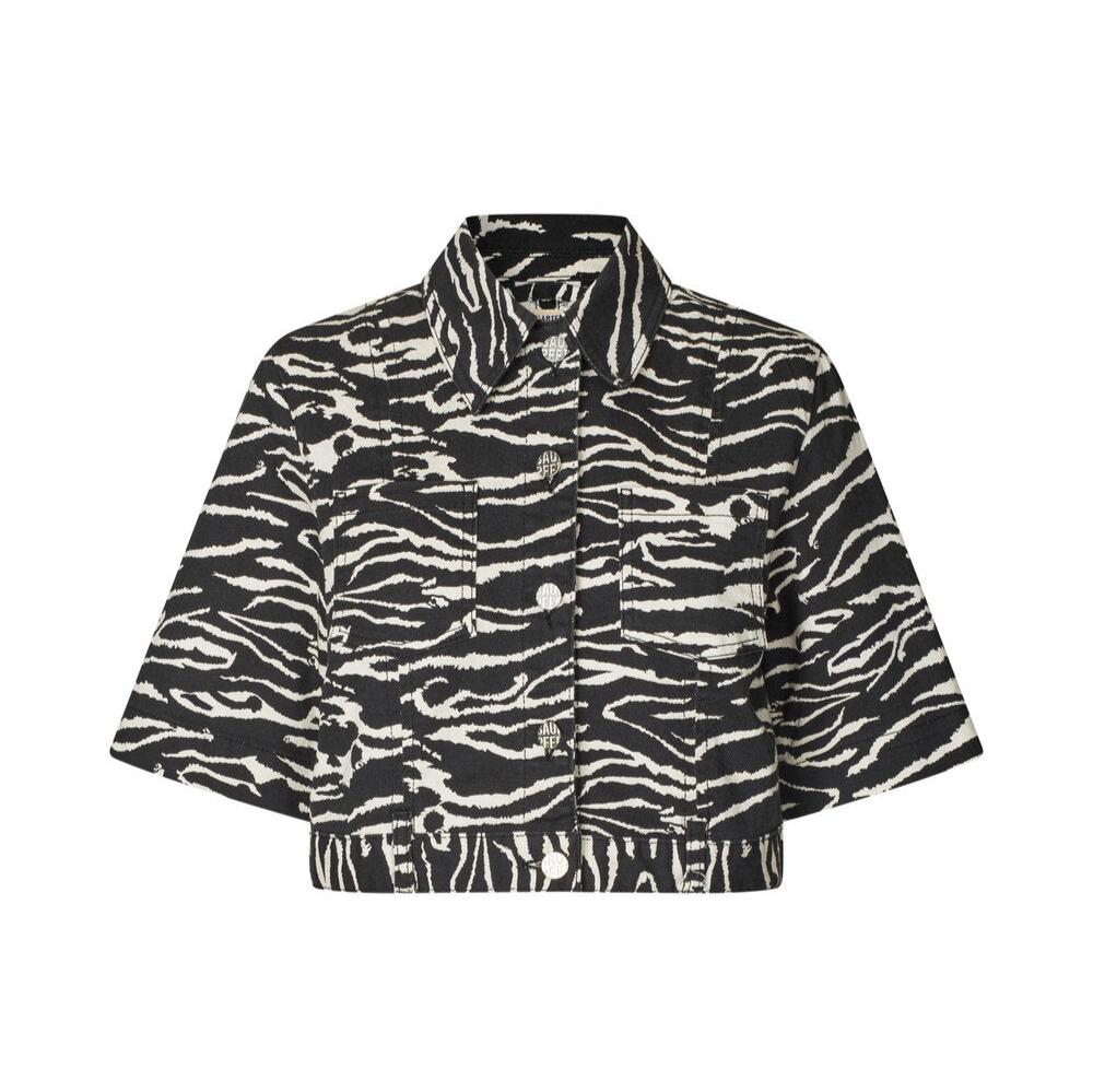 Baum und Pferdgarten  Majsa zebra skjorte - Black Whisper Zebra