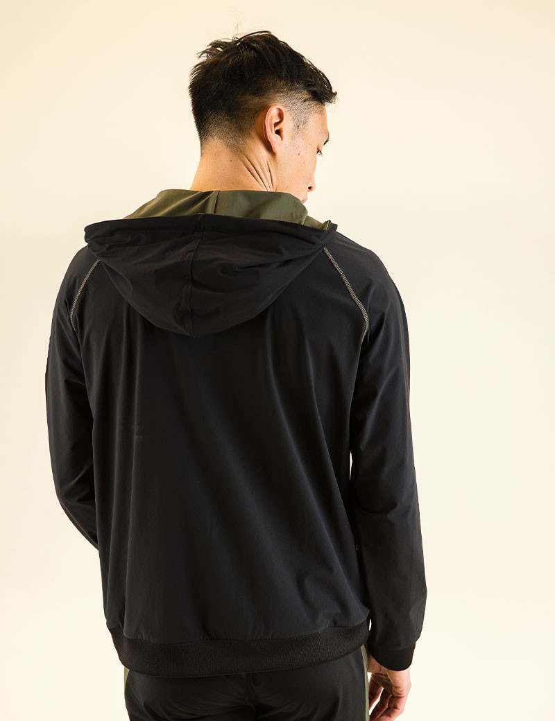 HBT ARMY | SINBAD SWEAT HOMME NOIR/KAKI