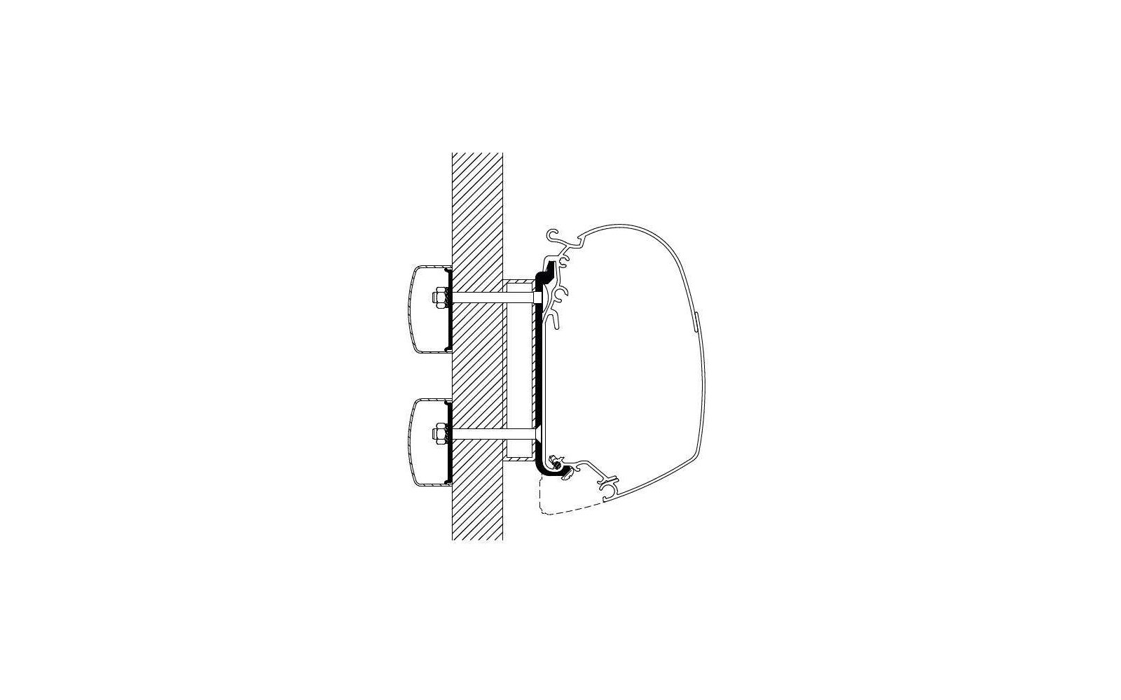 Thule Markisenadapter Dethleffs Globebus 3,0m