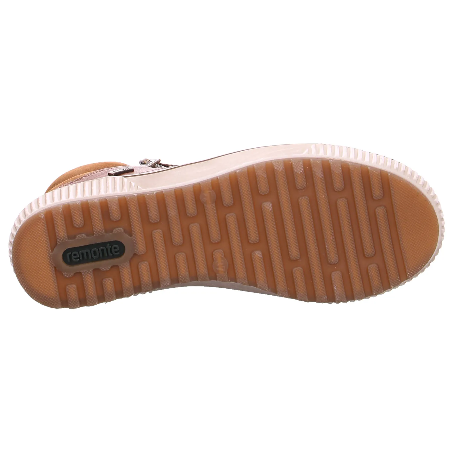 REMONTE Mid Cut Sneaker Cognac Leder  mit TEX Membrane