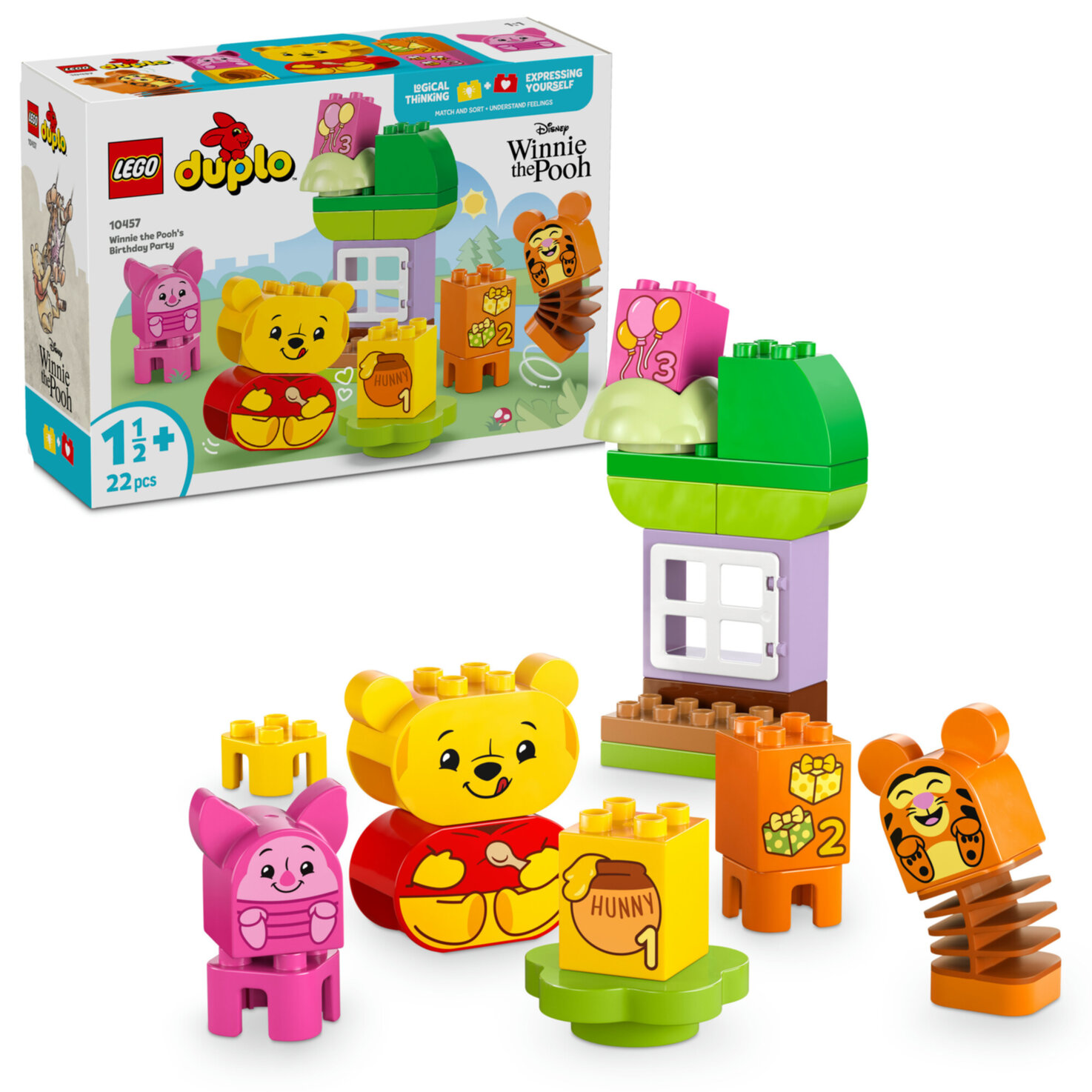 LEGO® DUPLO 10457 | Disney Winnie Puuhs Geburtstagsparty - Lernspielzeug ab 1.5 Jahren