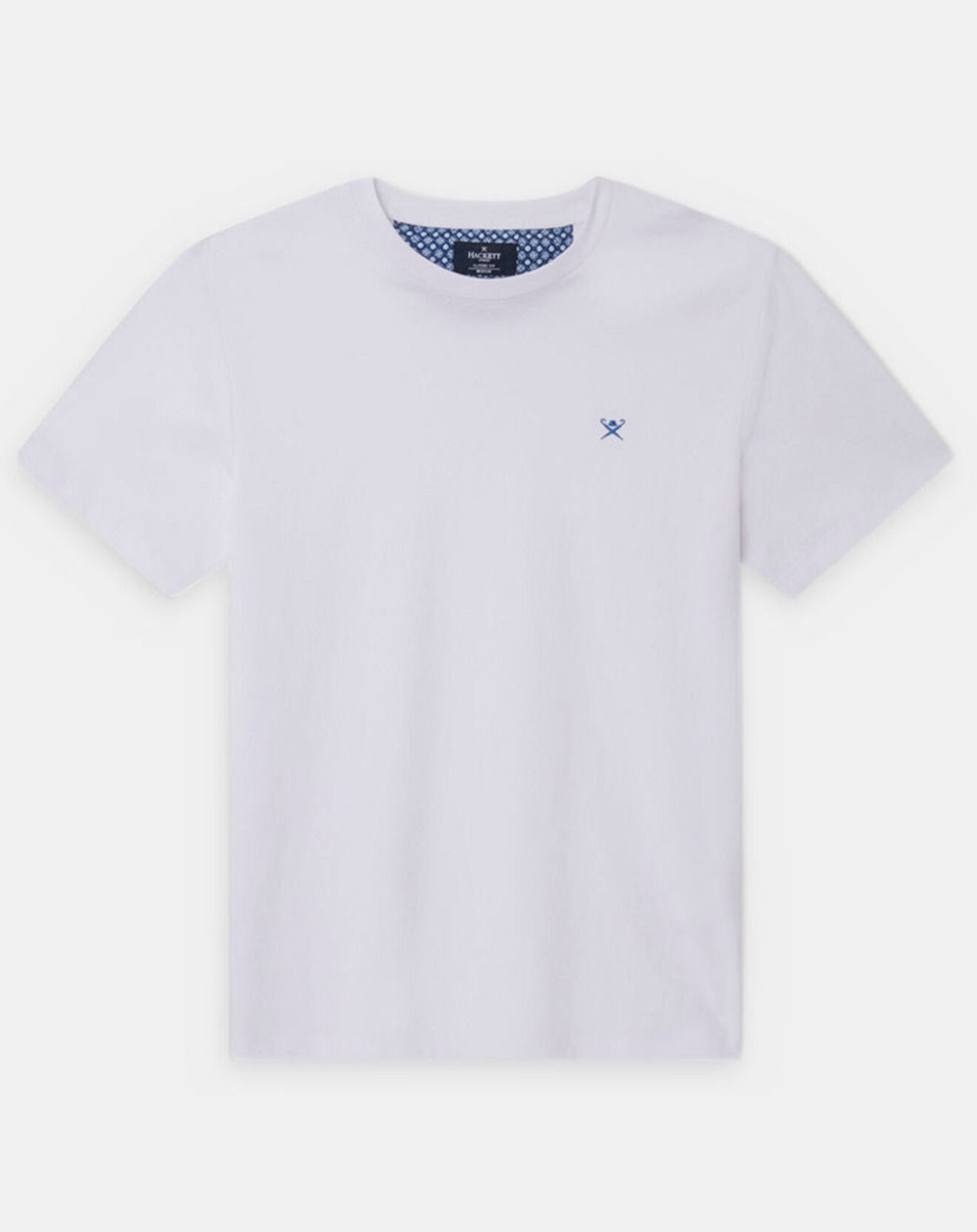 Hackett London T-Shirt Regular Fit uni Yok blanc