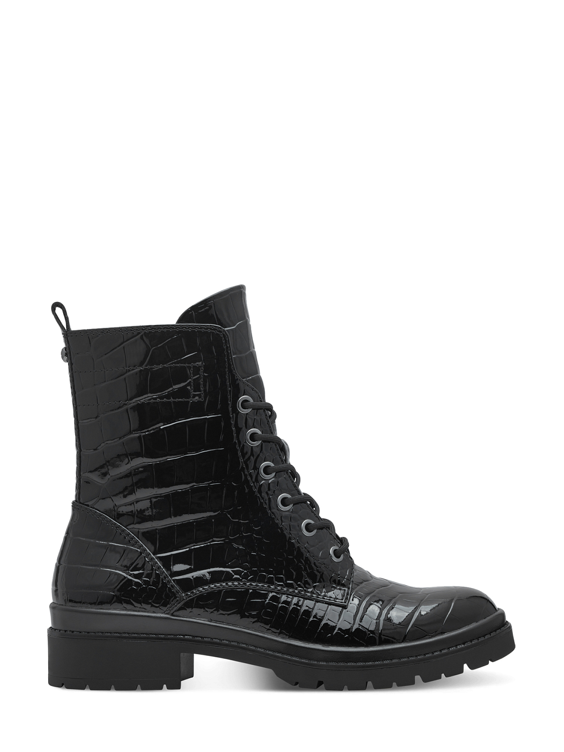 Tamaris Black croc boots