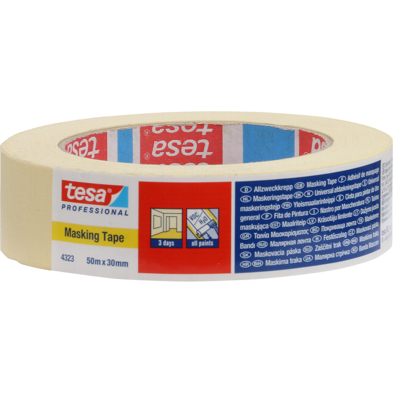 Tesa PRO universele afplaktape 30mmx50m