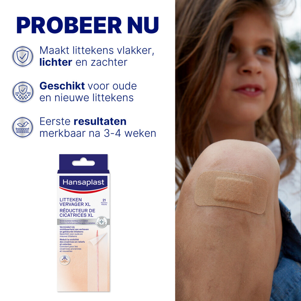 Hansaplast Littekenvervager XL21 stuks