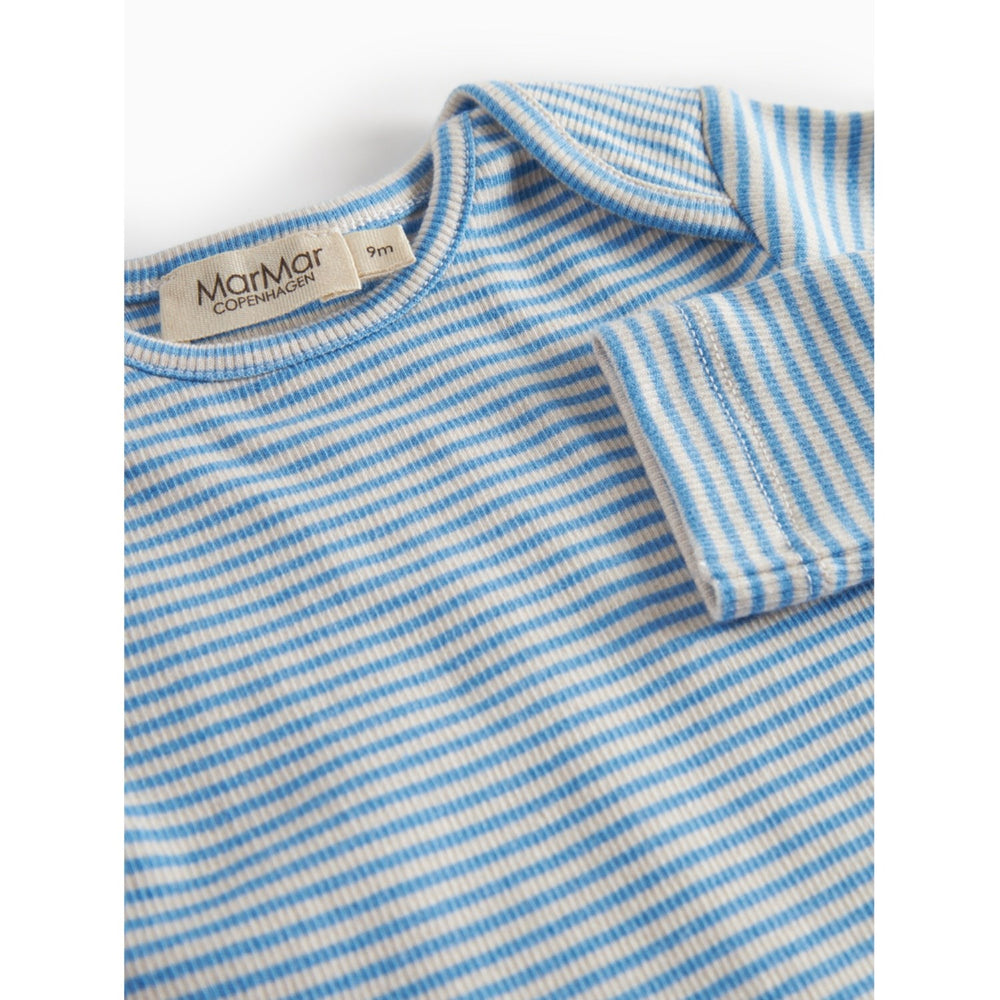 Køb MarMar Modal Fine Rib Blue Stripe Ben Body