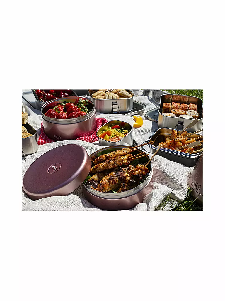 LURCH Iso-Pot 2.0 Edelstahl 0,5l Rose Metallic rosa