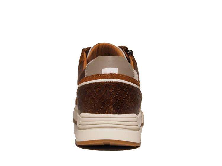 Australian Footwear 15.1682.02 Connery WijdteK Cognac-Taupe-White T6E