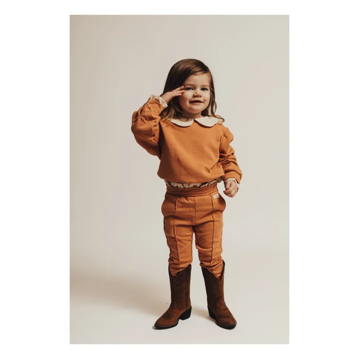 Baje Studio Jogger Droit Wolvi | Rose pêche
