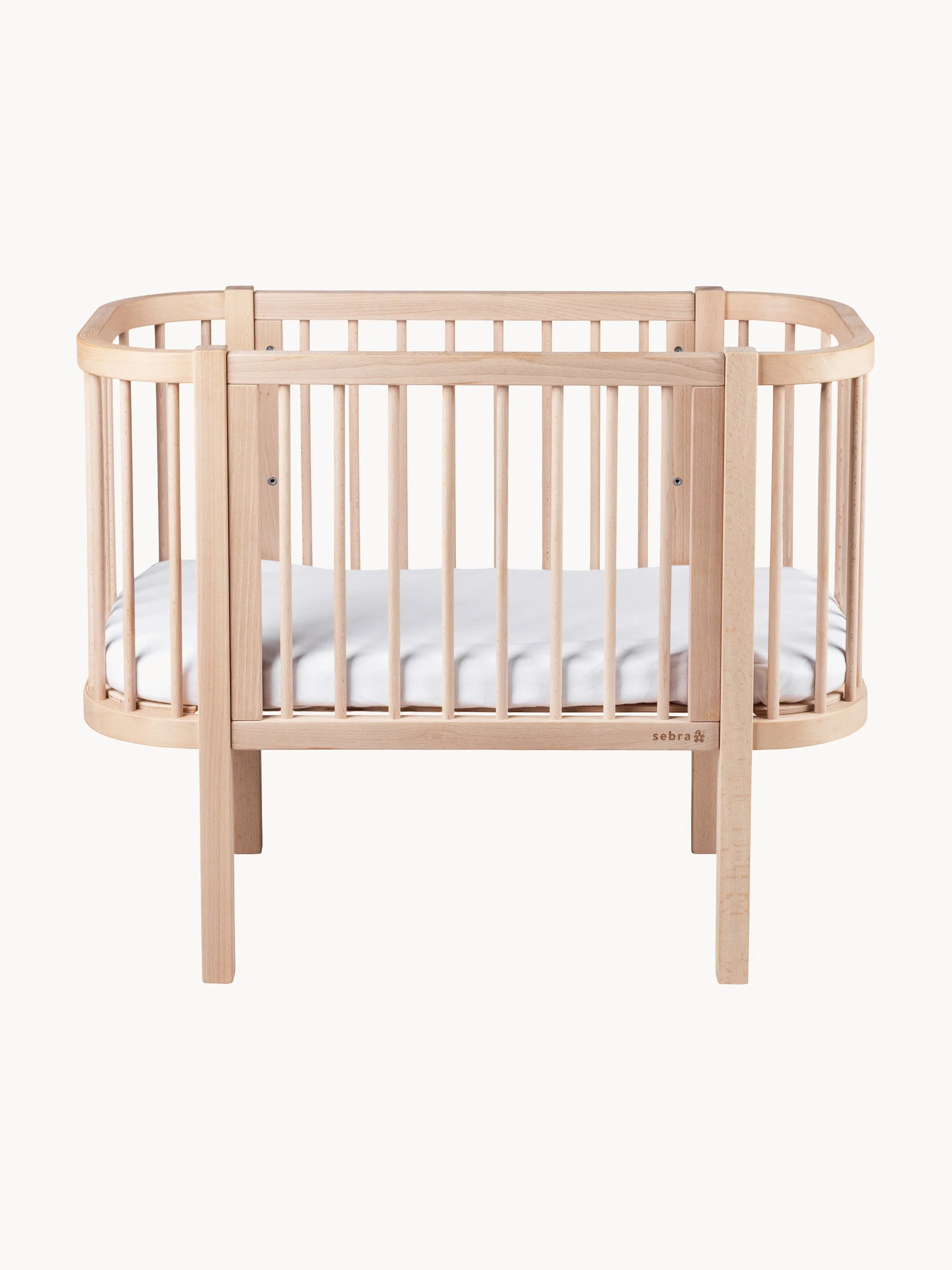 Babybedje Nighty van beukenhout, 91 x H 80 cm
