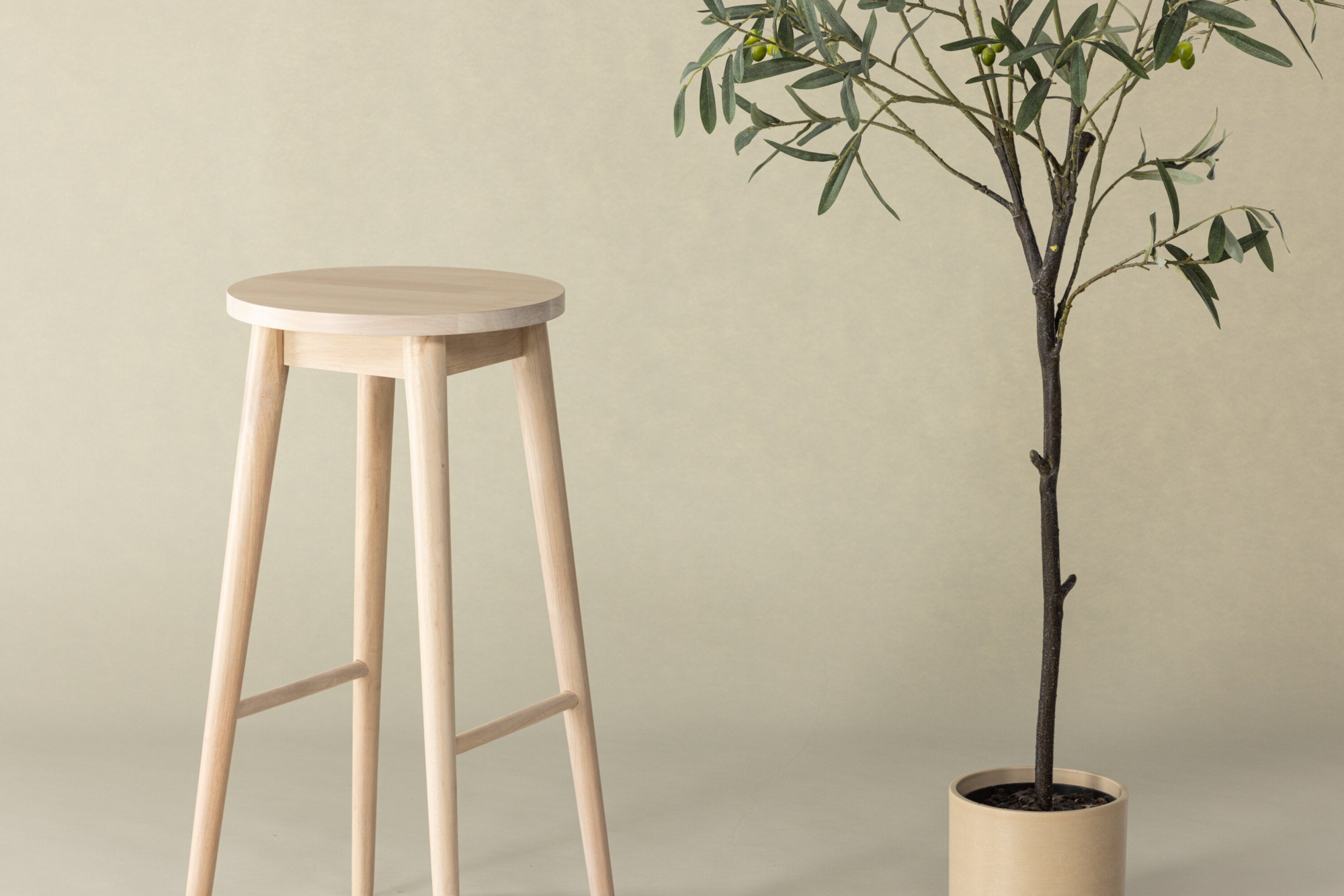 Sakari Barkruk - Set van 2 - Licht Eiken