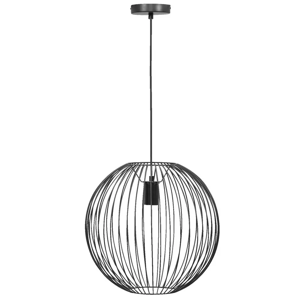 Hanglamp Xavier - zwart - 150xØ40 cm