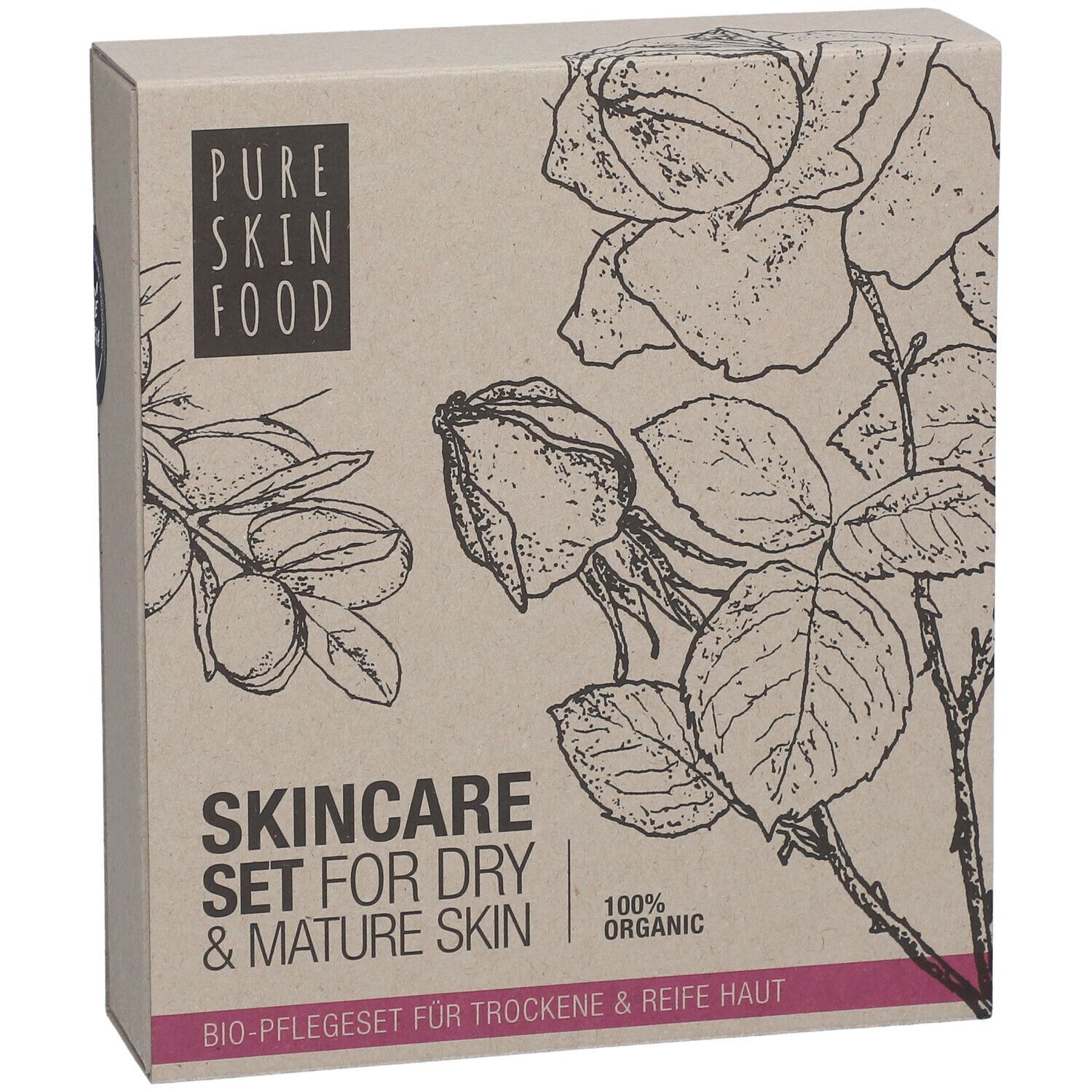 PURE SKIN FOOD Bio Skincare Set trockene & reife Haut