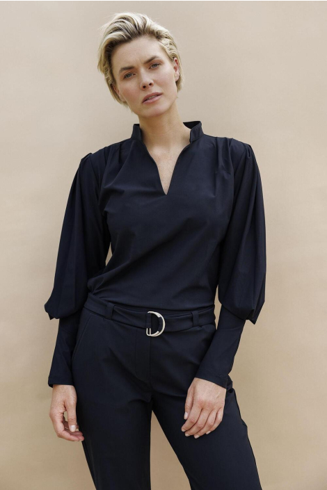 Maicazz zwarte dames blouse