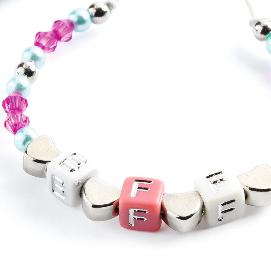 Djeco kralenset alfabet - zilver