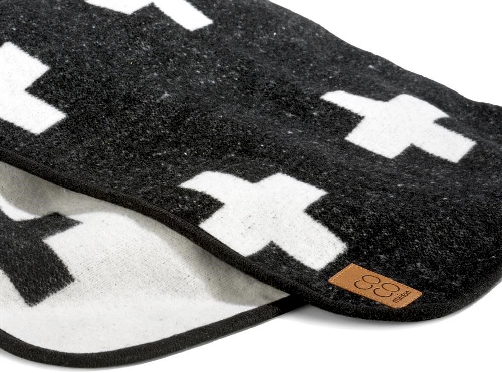 COCO maison plaid Cross Sierkussen, plaids