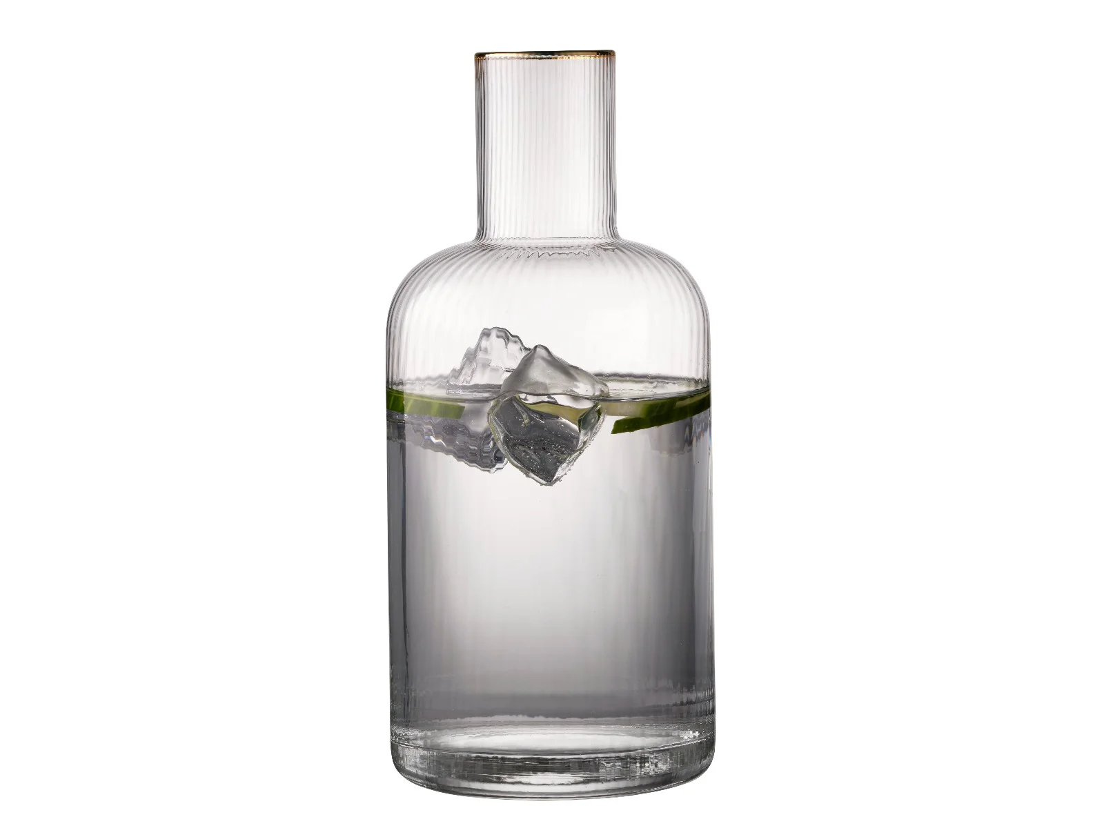 Lyngby Glas  Karaffel palermo, guldfarvet - 1,5L